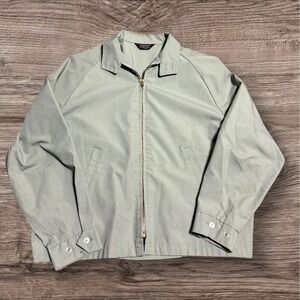 Vintage 80s JC Penney Pistachio Eisenhower Jacket Size L Boxy